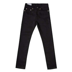 Pmd Co: PMD & Co Work Pants Selvedge Accent Slim Fit Black