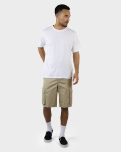 Dickies: Dickies 131 Cargo 12" Slim Straight Fit Cargo Short - Khaki