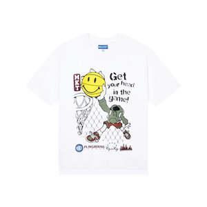 Market x Smiley head In The Game Tee - White