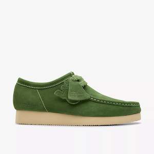Clarks Originals: Clarks Wallabee 2604 Green Suede