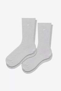 Carhartt Madison Socks 2 Pack - Ash Heather