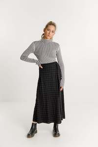 Thing Thing Liberty Skirt Black Check