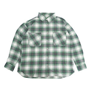 Flannel: Paper Superior Flannel - Flame Green