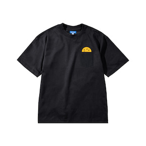 Market: Market Smiley Peek-A-Boo Pocket T-Shirt - Jet Black