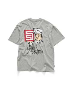 S-Double Fantastico SS Tee - Grey Heather