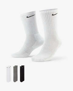 Nike Everyday Cotton Cushioned Crew Sock 3 Pack Multi