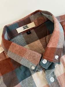 SOS Hereford Flannel L/S Shirt - Rustic Blues
