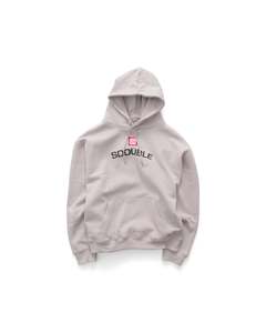 S-Double Cities Fleece Hood - Ice Grey