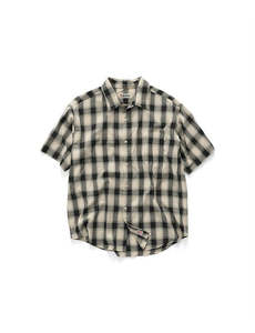 S-Double Vista SS Shirt - Black/White