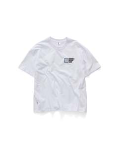 S Double: S-Double Painter SS Tee - White