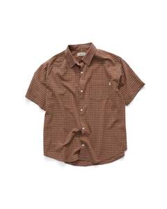S-Double South Plaid Classic S/S Shirt - Spiced