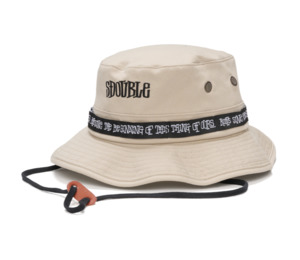 S Double: S-Double Mid-Block Boonie - Washed Khaki