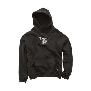 S-Double Dot Shop Hood - Black