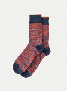 Nudie Rasmusson Multi Yarn Socks - Red
