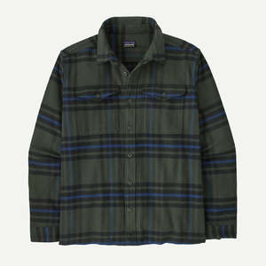 Patagonia Men's Fjord Flannel Shirt - Catch : Old Growth Green