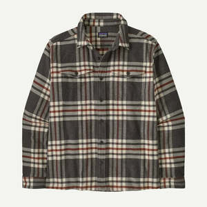 Patagonia Men's Fjord Flannel Shirt - Catch : Ink Black