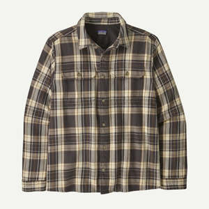 Patagonia Men's Fjord Loft Shirt - Sculptor: Ink Black