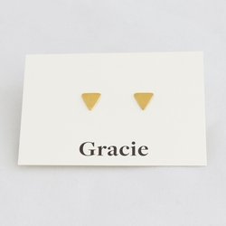 Triangle earrings - gracie jewellery