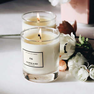 Accessories: GEORGE & EDI LARGE CANDLE