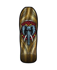 Old School Decks: Powell Peralta - Vallely Elephant Deck - Gold Foil