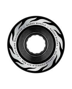Wheels: Bones - Eternal Flame Rough Riders 80A - Black