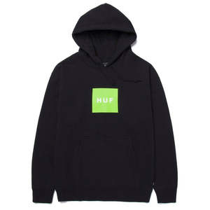 Apparel: HUF - ESSENTIALS BOX LOGO P/O HOODIE