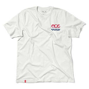 T Shirts: ACE - MFG Guy SS Tee Vintage White