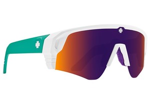 Monolith: Spy Sunglass Monolith Speed - Matte White Teal