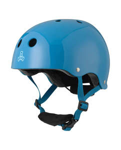 Protective: Triple 8 - Lil 8 Certified Youth Helmet - Blue Gloss