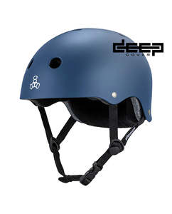 Protective: Triple 8 - Deep Cover Helmet - Matte Navy