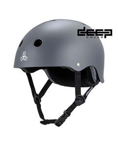 Triple 8 - Deep Cover Helmet - Matte Grey