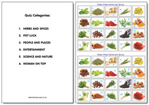 Pub Quiz Pack 1604