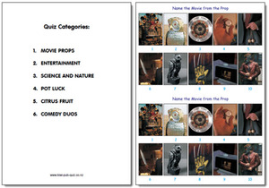 Pub Quiz Pack 1614