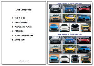 Products: Pub Quiz Pack 1761