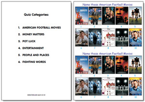 Products: Pub Quiz Pack 1785