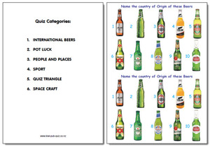 Products: Pub Quiz Pack 1786