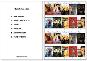 Products: Pub Quiz Pack 1791