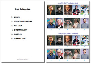 Products: Pub Quiz Pack 1795