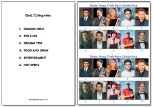 Products: Pub Quiz Pack 1800