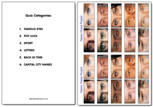 Products: Pub Quiz Pack 1802