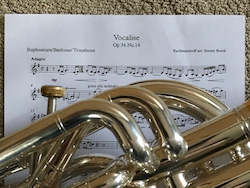 Brass Solos With Piano: Vocalise - arranged for Bb Solo with Piano