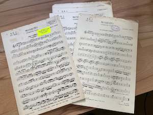 Mosquito - Harold Moss - RARE Out Of Print - Trombone Solo - Full Band Set - 1929