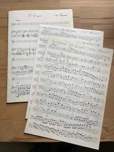 St Crispin - Solo for Bass Trombone and Piano - RARE - out of print