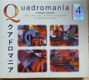 Classical Cds: Quadromania - Franz Lehar Das Land Des Lachelns / Paganini - 4 CD Box set