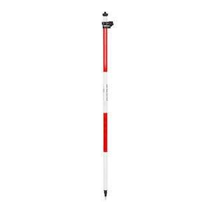 Prism Poles And Accessories: Seco Twist Lock Prism Pole - 2.6m Ultralite Non-Conductive Adjustable 5/8th Top