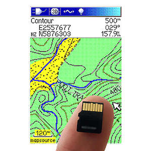 Freshmap Topo Maps for Garmin GPS On Micro SD Card - All Of NZ