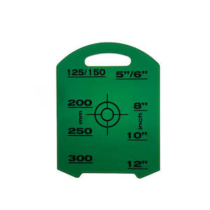 Nedo Tubus 2 Pipe Laser Target Card - Green