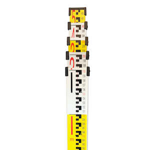 Staves: Myzox ALX-55Y2 Level Staff - 5m 5 Section
