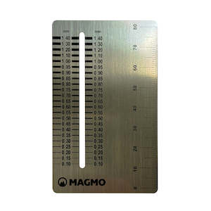 Miscellaneous: Magmo Stainless Steel Crack Gauge Ruler Card