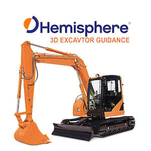 Hemisphere GradeMetrix™ 3D Excavator Machine Control System